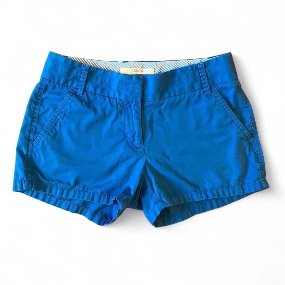 J. Crew Women’s Bright Blue Chino Shorts